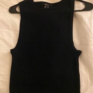 Black stretchy tank